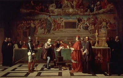 Galileo ante el Santo Oficio por Joseph-Nicolas Robert-Fleury